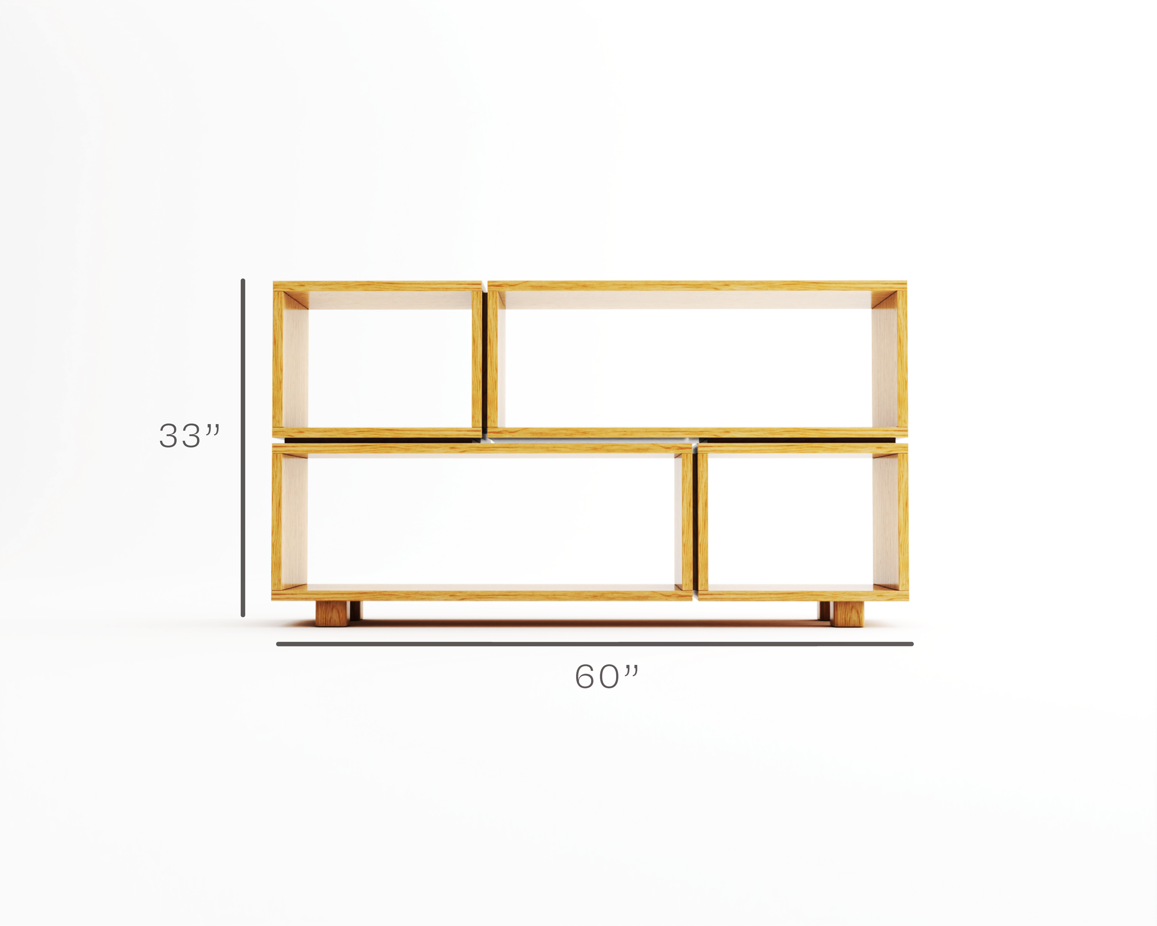 Seb Console - 60" x 2 tier