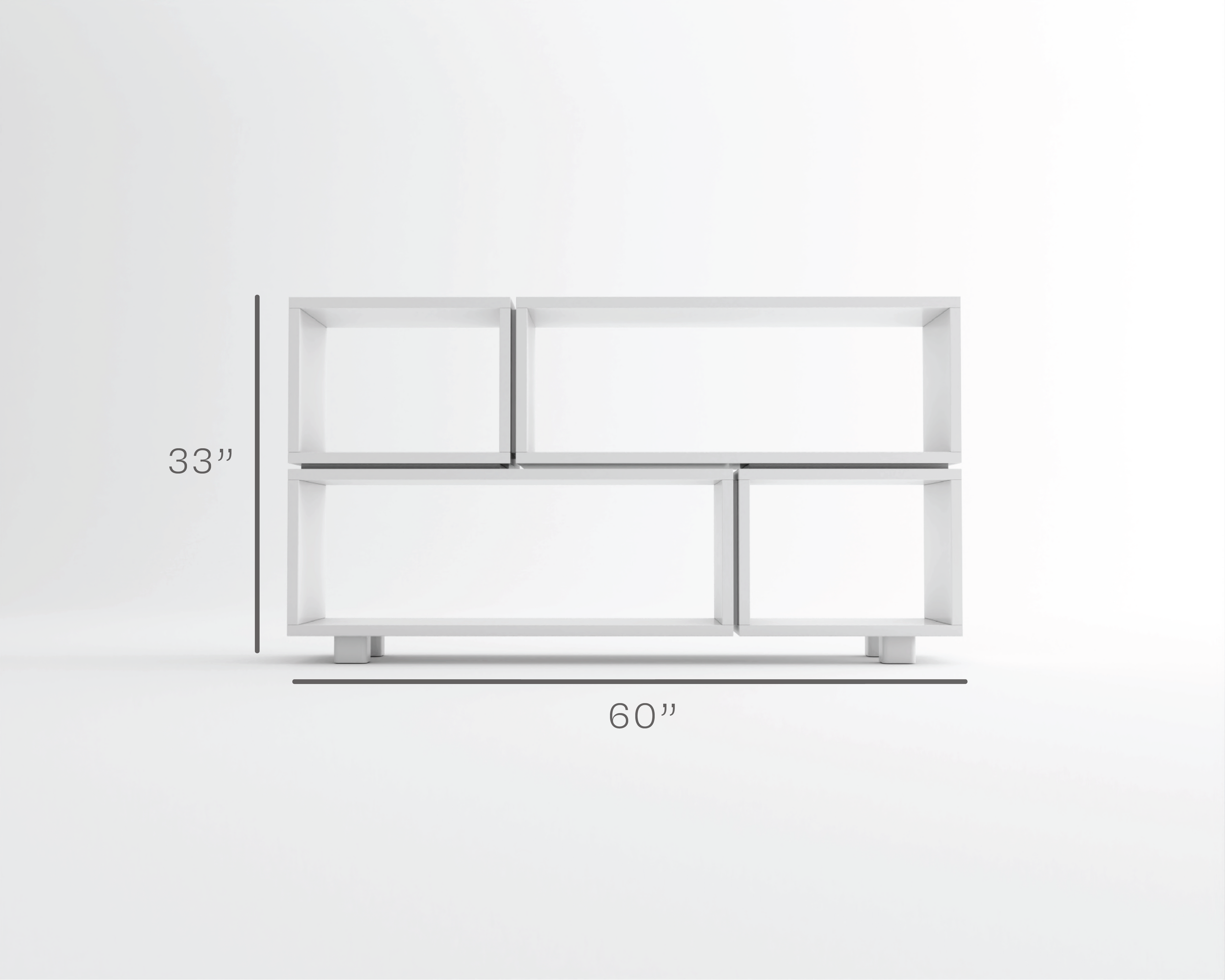 Seb Console - 60" x 2 tier
