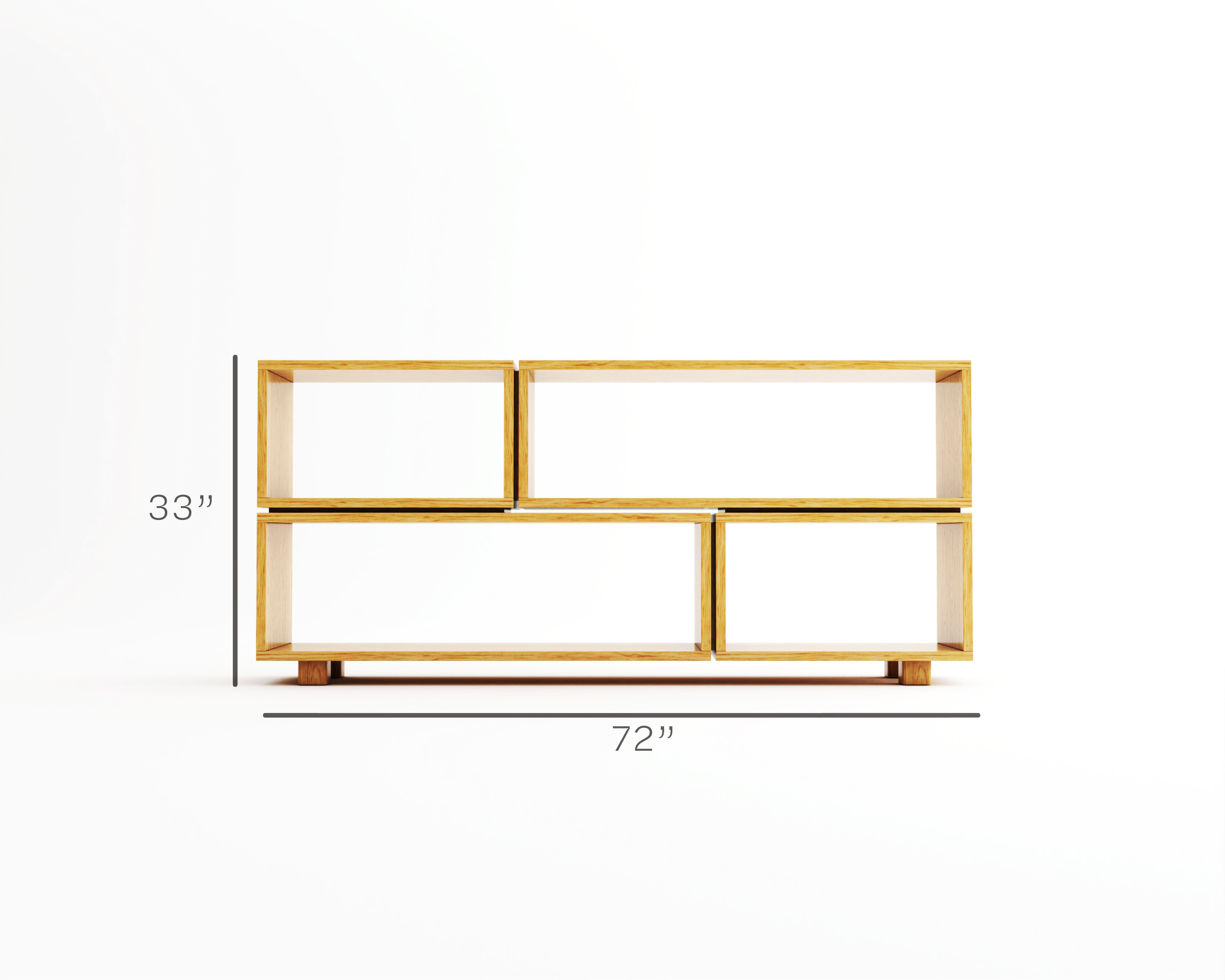 Seb Console - 72" x 2 tier