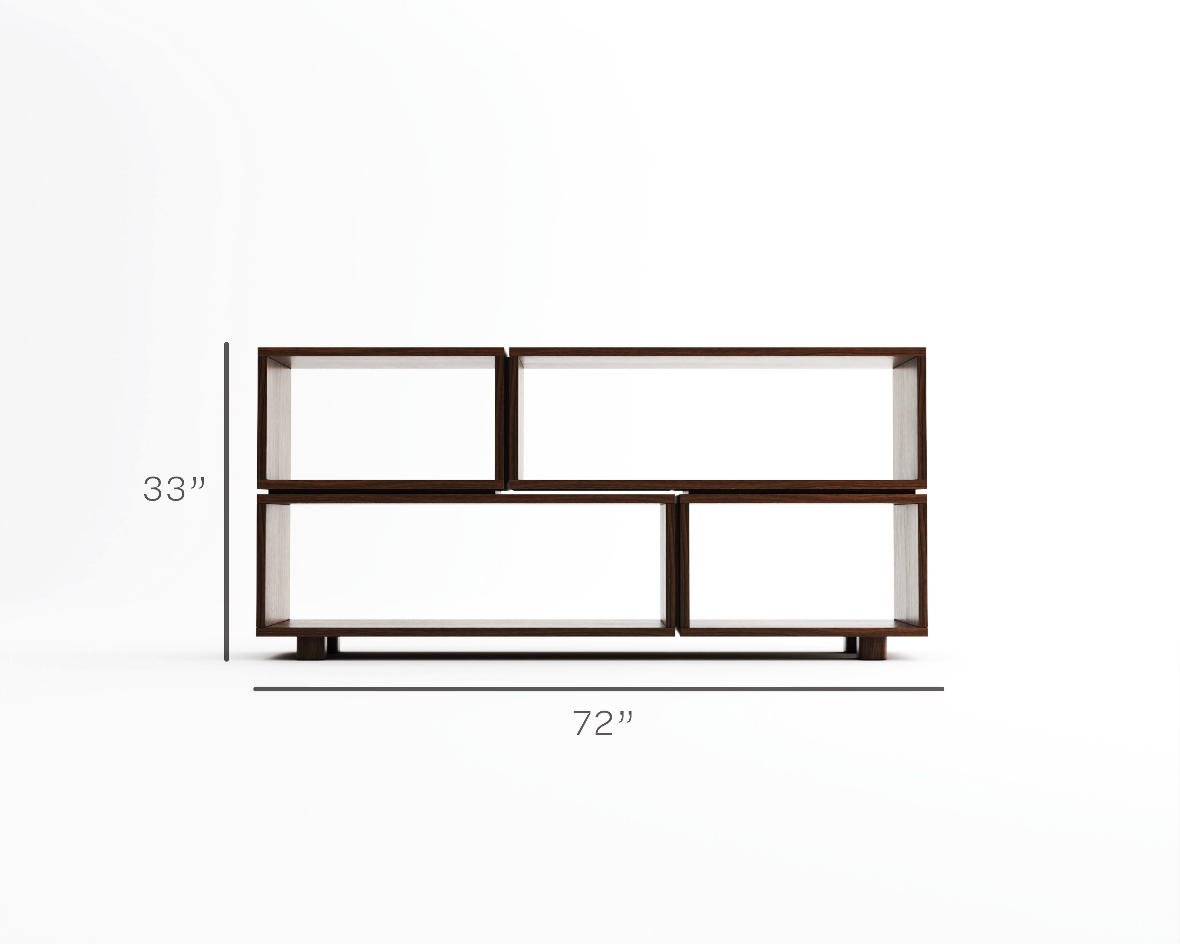 Seb Console - 72" x 2 tier