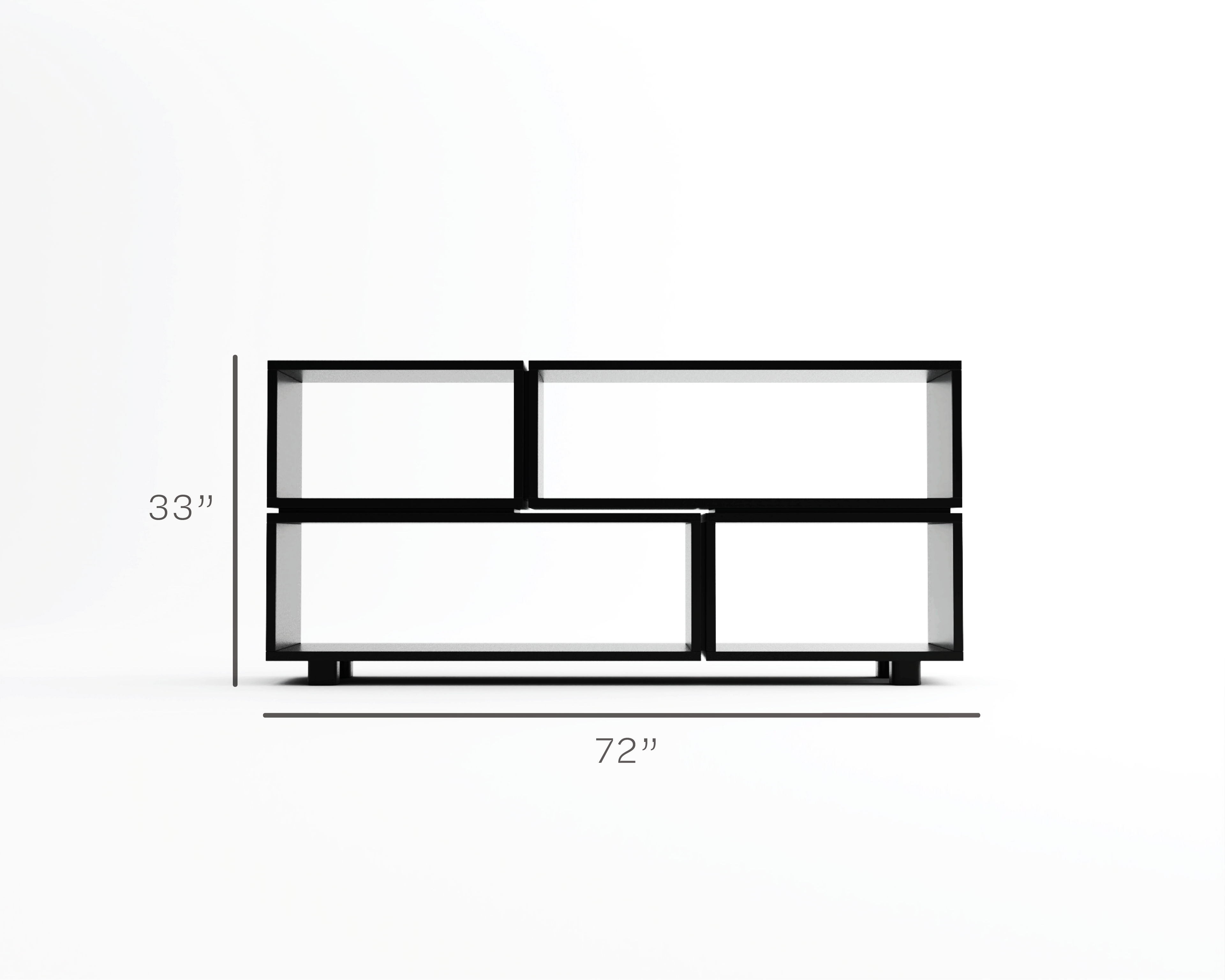 Seb Console - 72" x 2 tier
