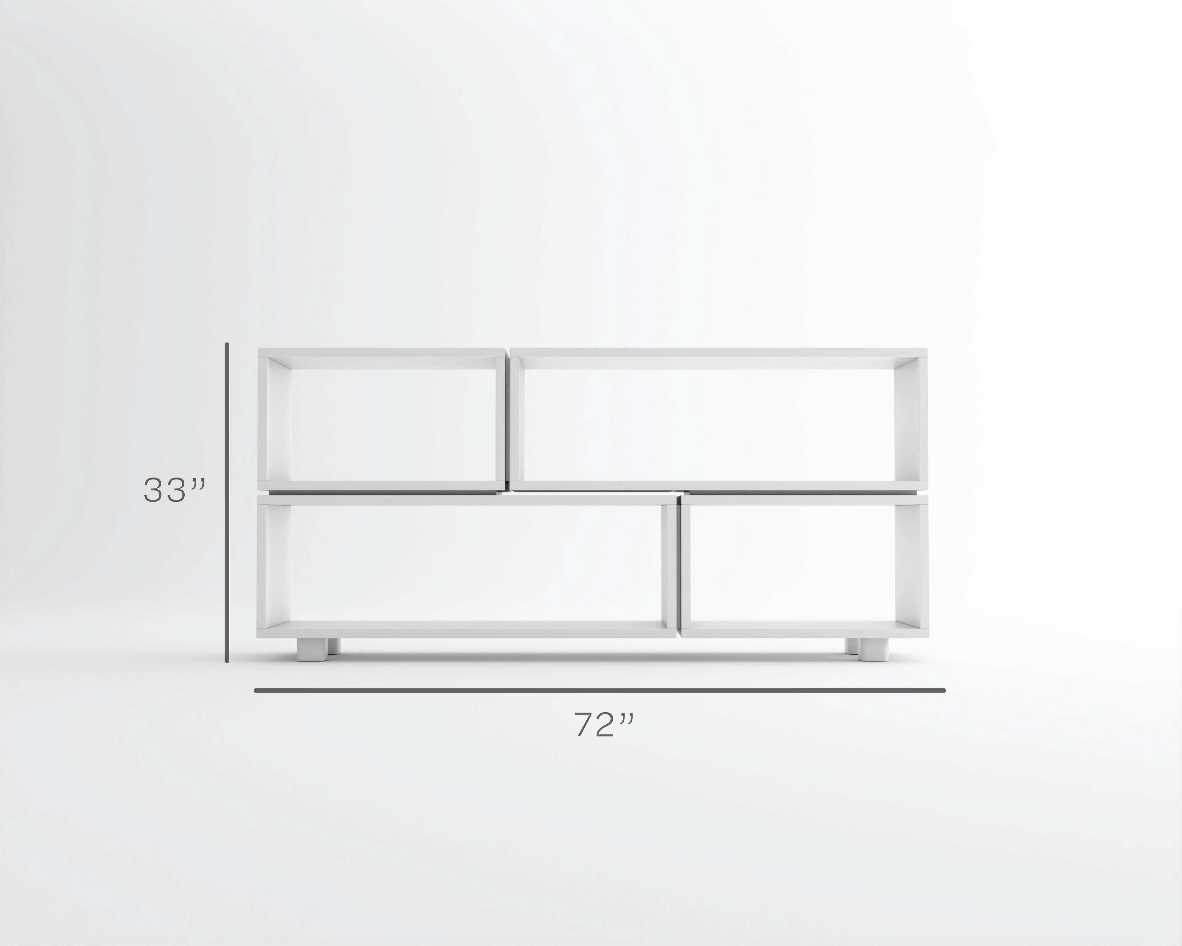 Seb Console - 72" x 2 tier