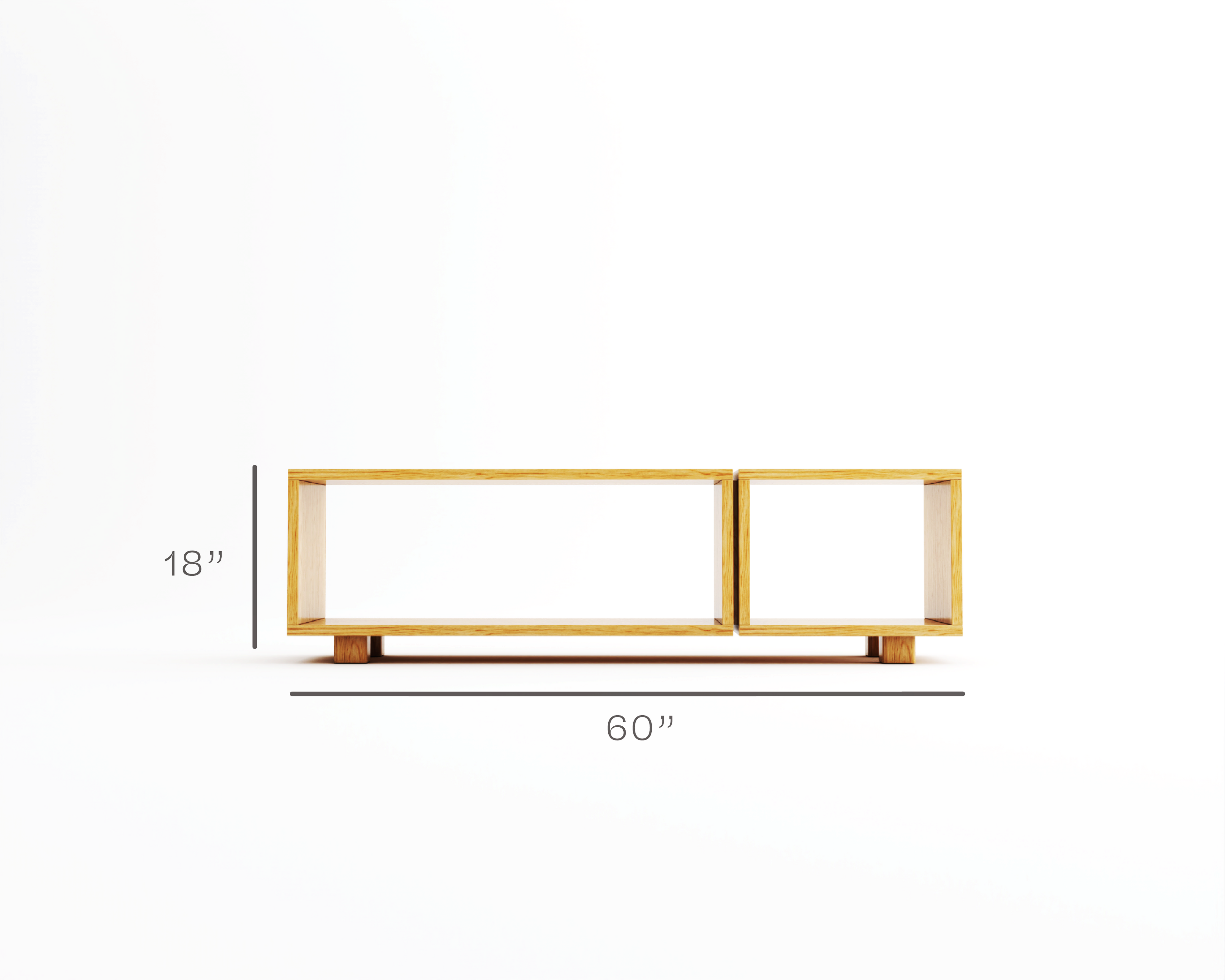 Seb Console - 60" x 1 tier