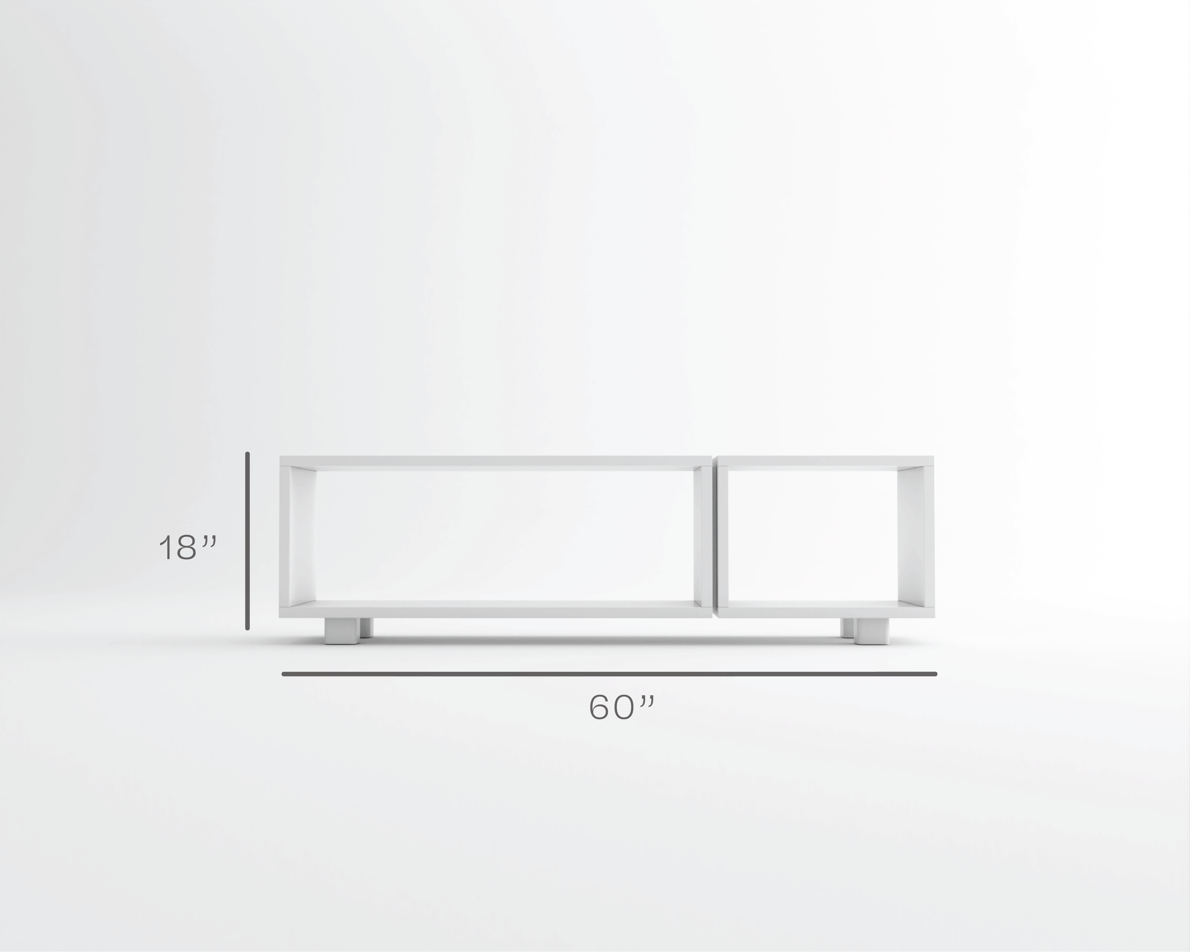 Seb Console - 60" x 1 tier