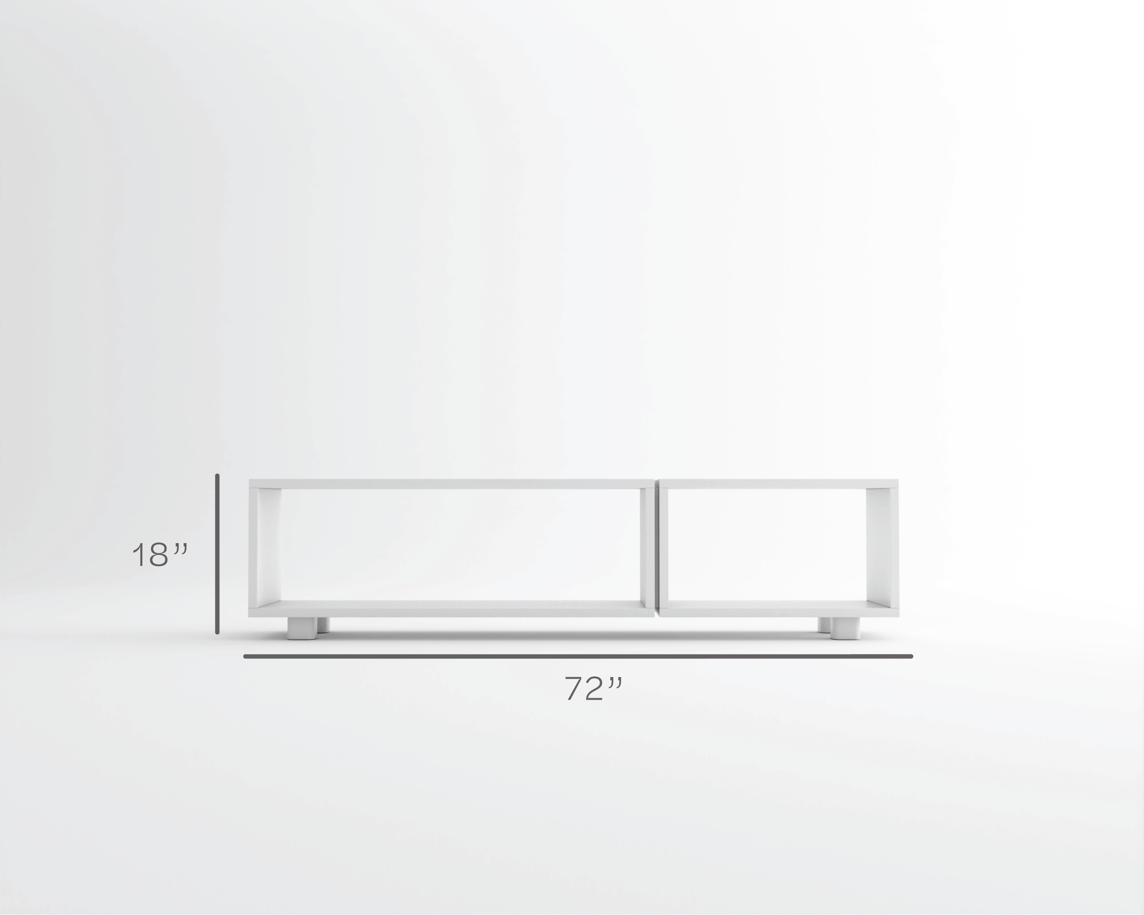 Seb Console - 72" x 1 tier