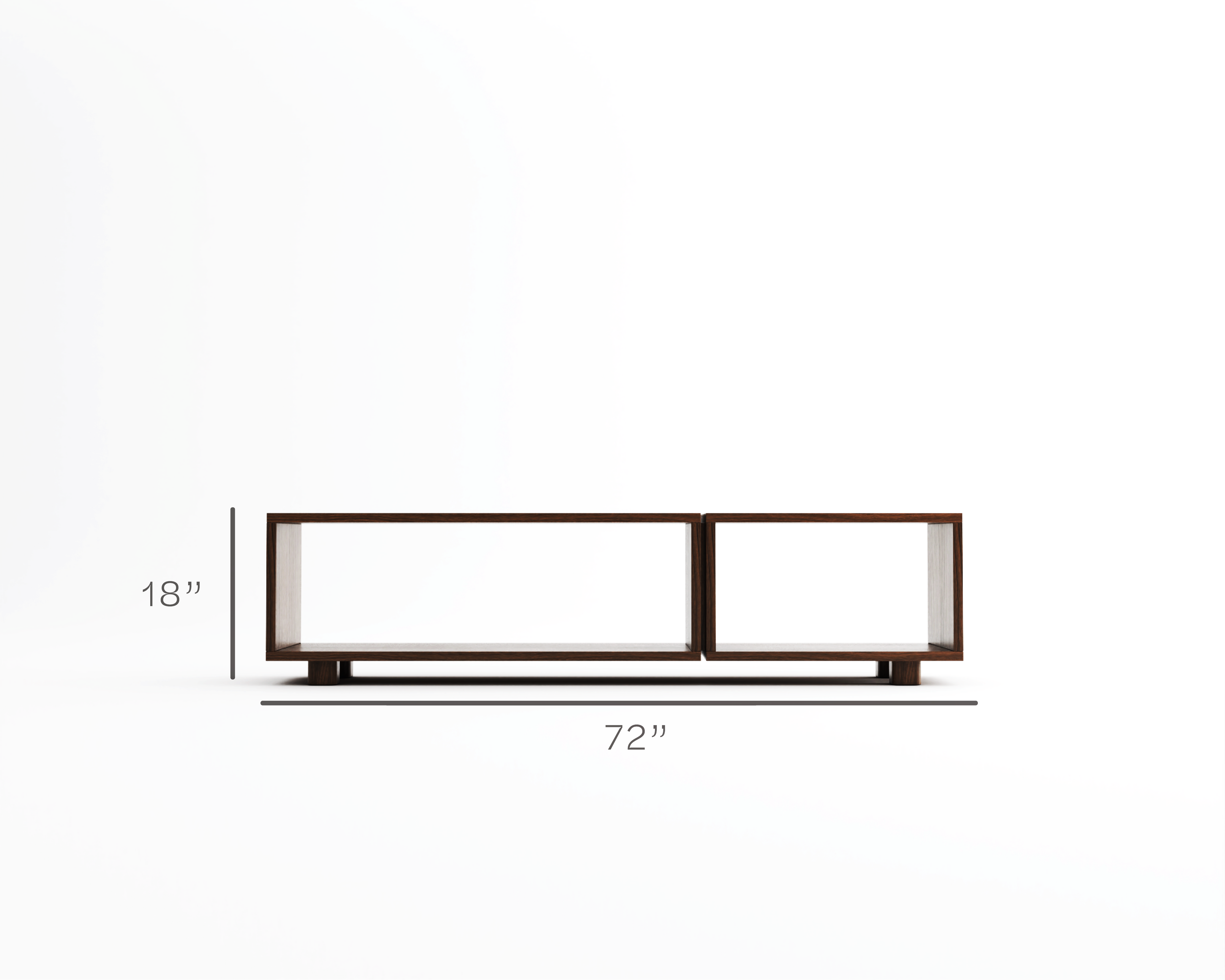 Seb Console - 72" x 1 tier