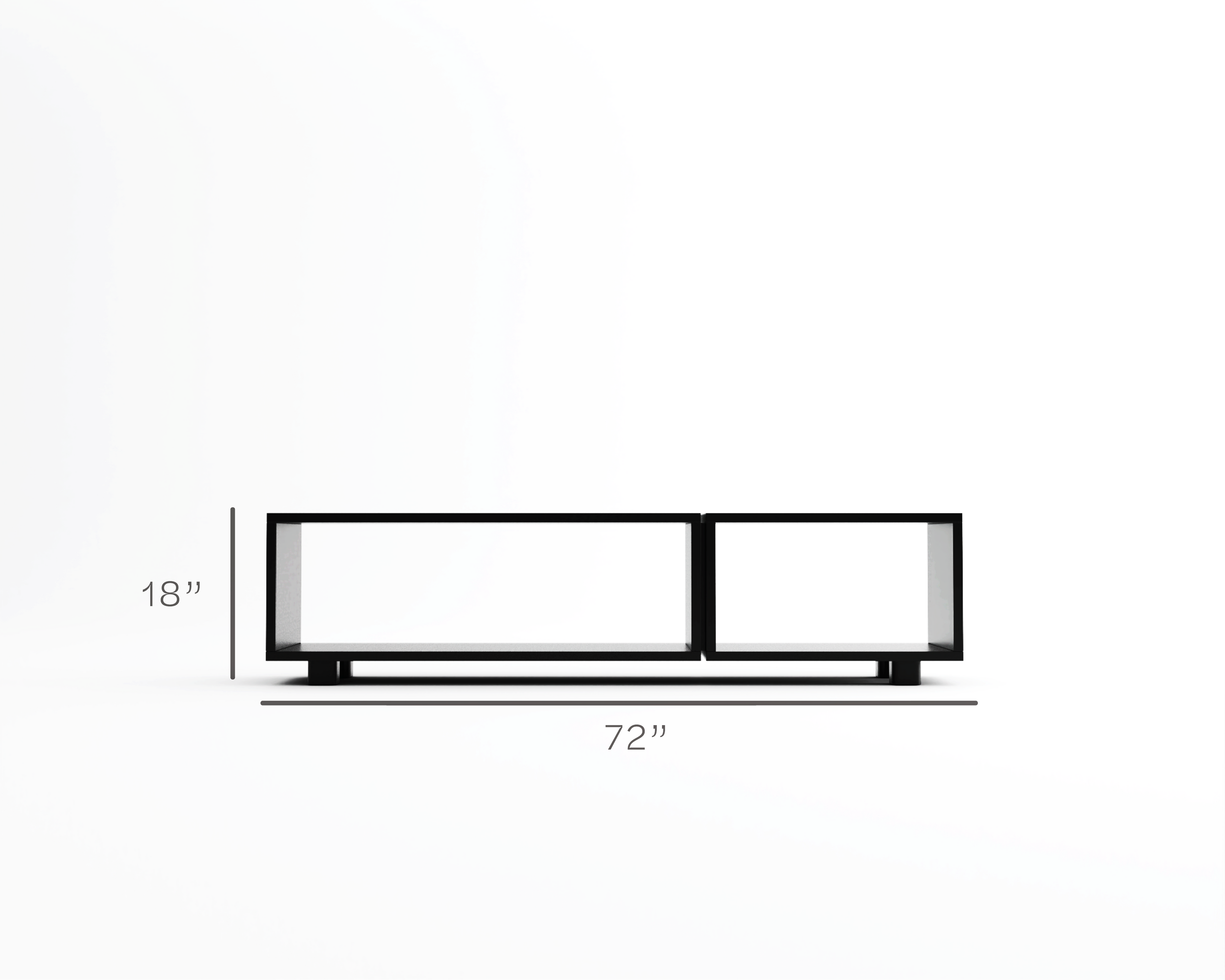 Seb Console - 72" x 1 tier
