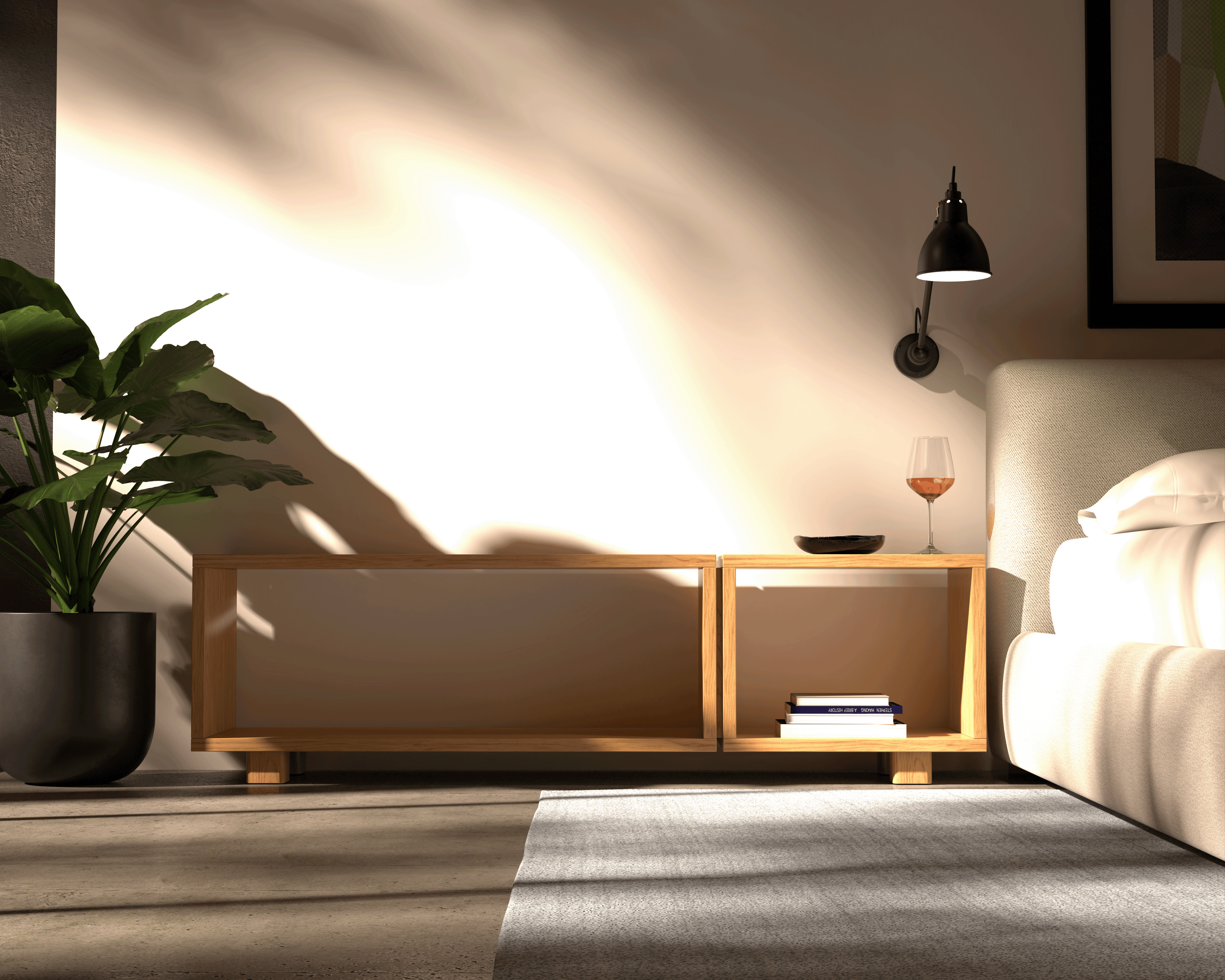 Seb Console - 60" x 1 tier