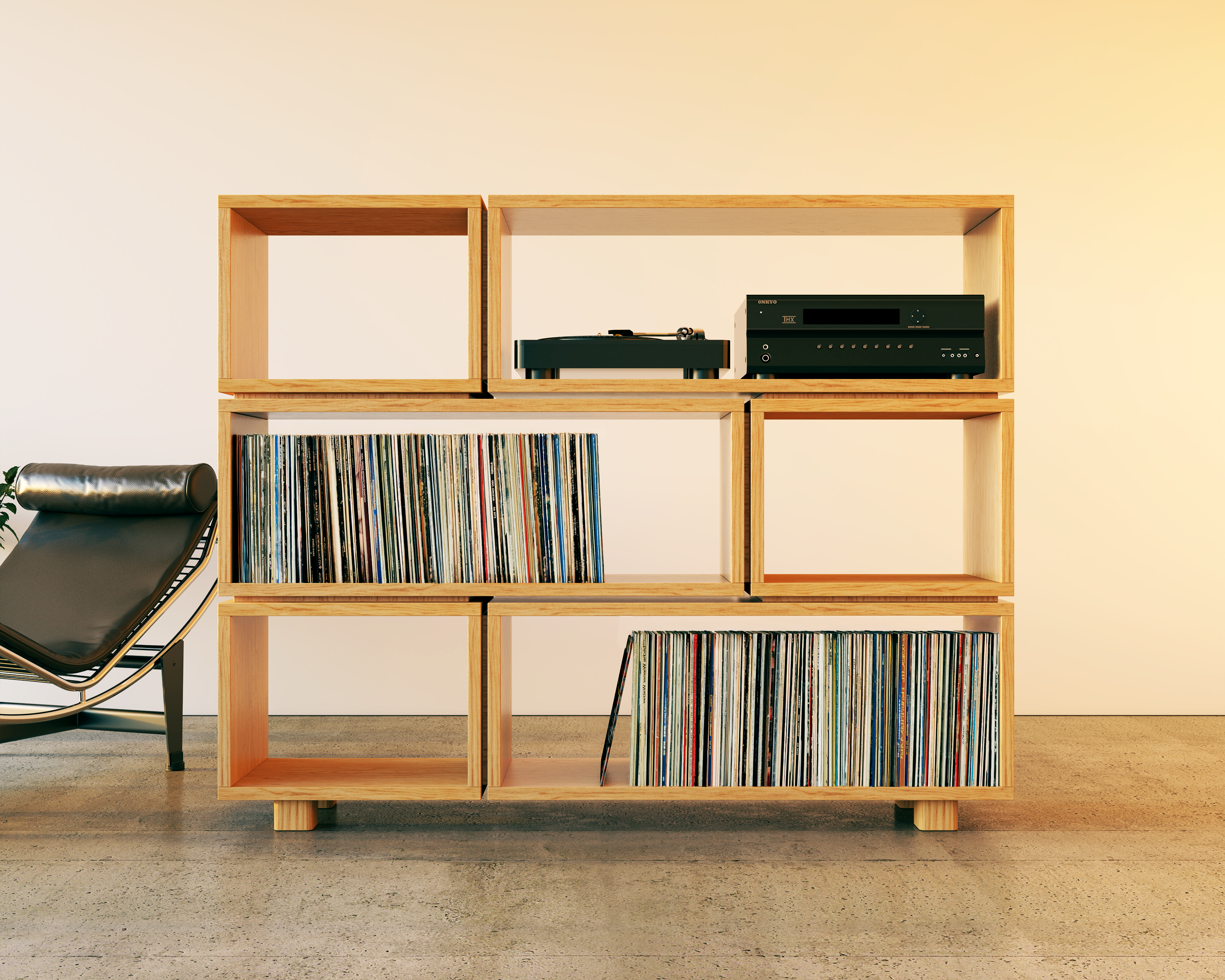 Seb Console - 60" x 3 tier