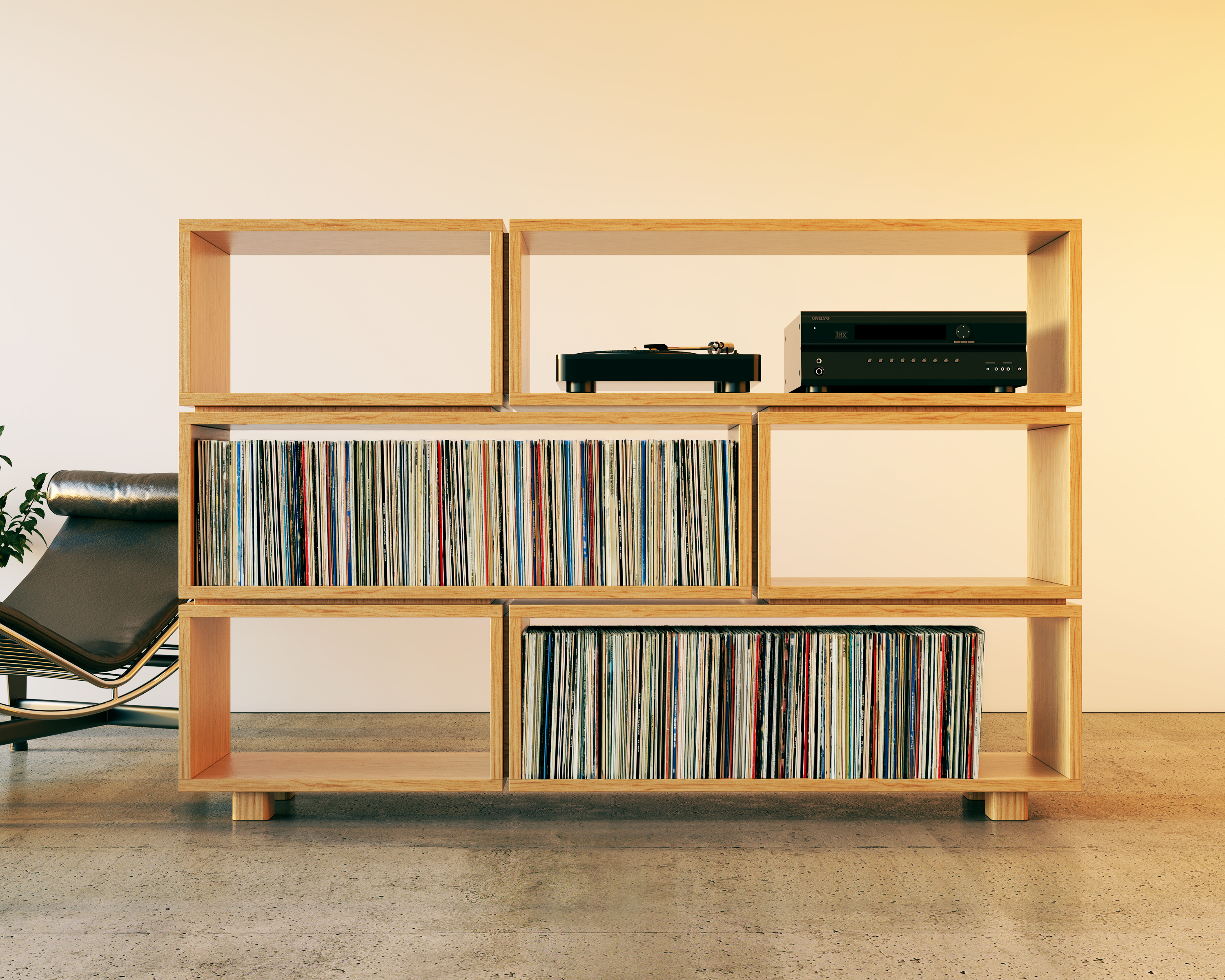 Seb Console - 72" x 3 tier